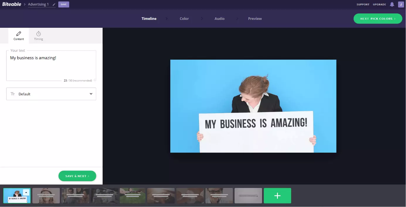 Imagen: Screenshot de Biteable