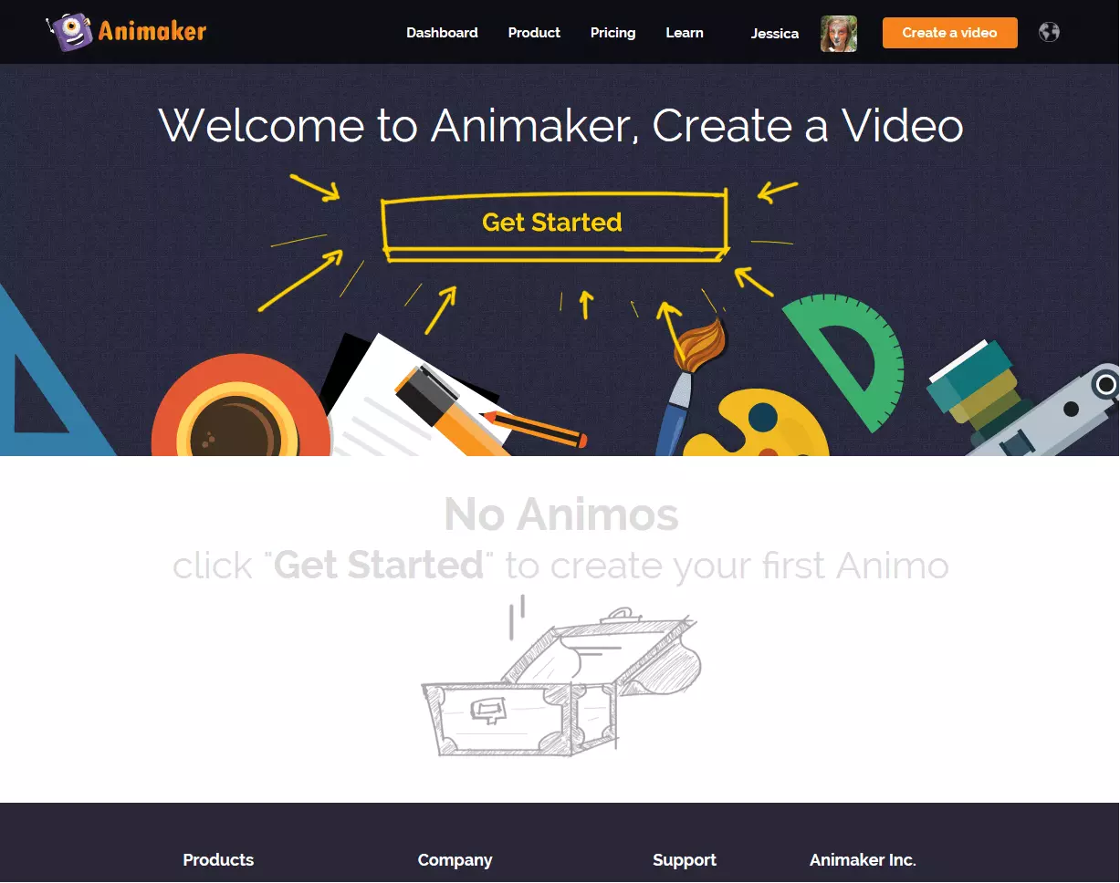 Imagen: Screenshot de Animaker